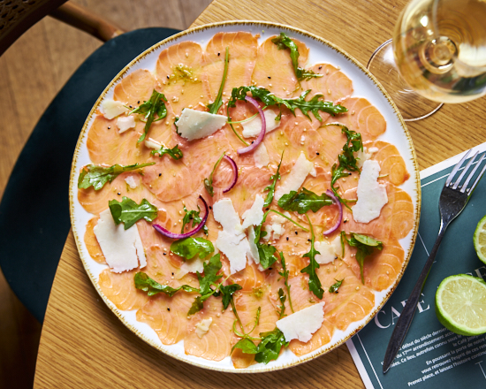 Carpaccio de saumon